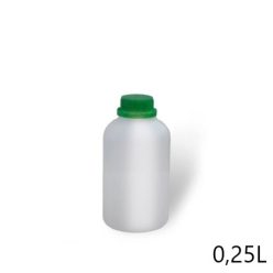 Műanyag flakon 0,25 liter