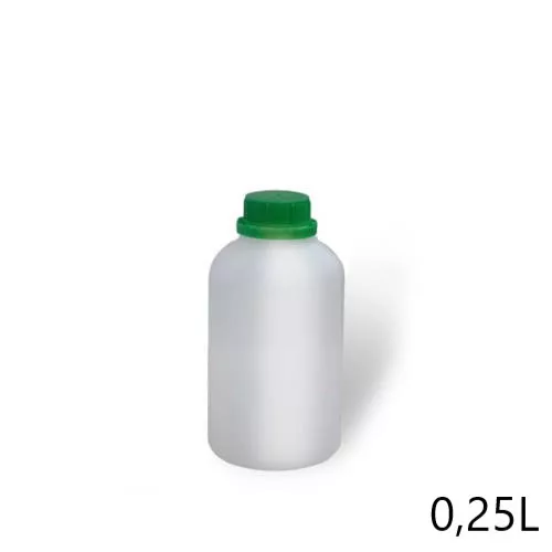 Műanyag flakon 0,25 liter