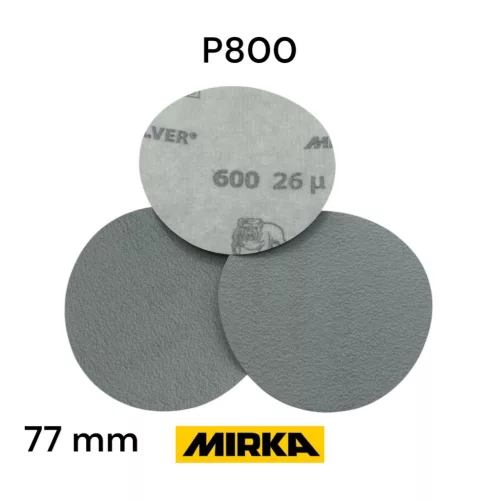 Mirka Q Silver P800 körcsiszoló D77 mm Lyuk nélküli