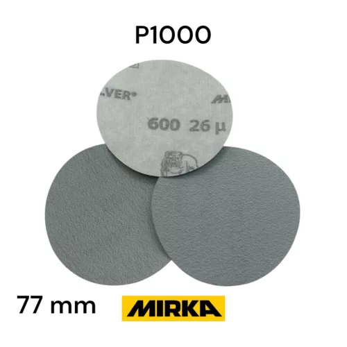 Mirka Q Silver P1000 körcsiszoló D77 mm Lyuk nélküli
