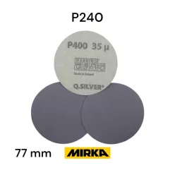 Mirka Q Silver P240 körcsiszoló D77 mm Lyuk nélküli