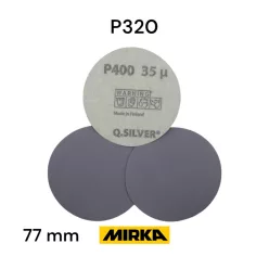 Mirka Q Silver P320 körcsiszoló D77 mm Lyuk nélküli