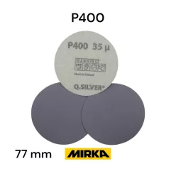 Mirka Q Silver P400 körcsiszoló D77 mm Lyuk nélküli