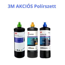 3M Nagy Polírpaszta szett Zöld + Sárga + Kék