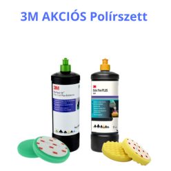 3M Nagy Polírszett (Paszta + Szivacs) Zöld + Sárga