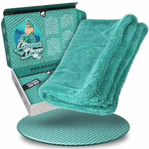 NukeGuys Gamma Dryer XXL Autószárító Törölköző 60x40cm 1400GSM Menta Zöld