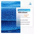 Chemicalworkz Kék Szárítókendő 60x40cm 1400GSM Shark Twisted Towel