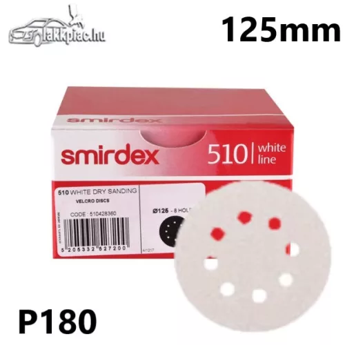Smirdex 510 körcsiszoló 8LY 125 mm P180