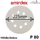 Smirdex 510 Tépőzáras körcsiszoló 225mm, 19 Lyuk, P80