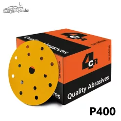4CR 3050 Gold Velcro P400 csiszolópapír 150mm 15ly