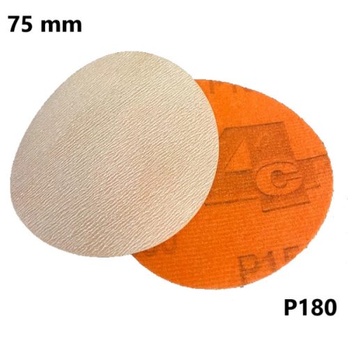 4CR 3351 ORANGE CUT 75 mm átmérőjű lyuknélküli körcsiszoló P180