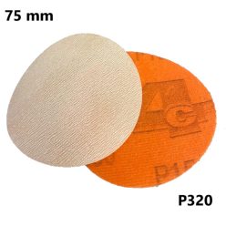   4CR 3351 ORANGE CUT 75 mm átmérőjű lyuknélküli körcsiszoló P320