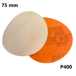   4CR 3351 ORANGE CUT 75 mm átmérőjű lyuknélküli körcsiszoló P400