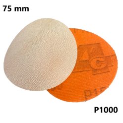   4CR 3351 ORANGE CUT 75 mm átmérőjű lyuknélküli körcsiszoló P1000