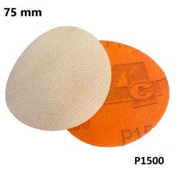   4CR 3351 ORANGE CUT 75 mm átmérőjű lyuknélküli körcsiszoló P1500
