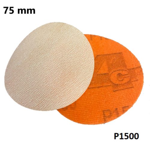 4CR 3351 ORANGE CUT 75 mm átmérőjű lyuknélküli körcsiszoló P1500