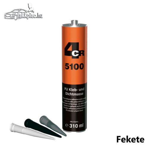 4CR 5100 1K PU ragasztó és tömítőmassza 310ml fekete