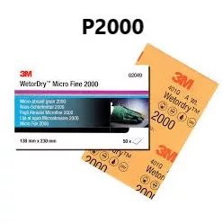 3M 9546 401Q Vizes csiszolópapír P2000 138 x 230mm