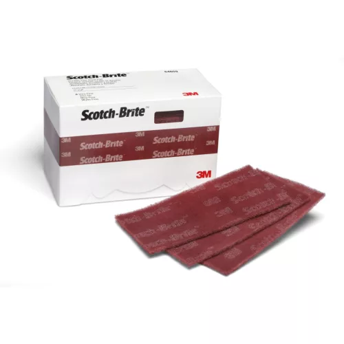 3M 64659 Scotch Brite tartós flexibilis csiszoló lapka P360 vörös 114 x 228mm