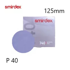 Smirdex 740 KERÁMIA körcsiszoló LYN 125mm P40