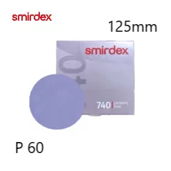 Smirdex 740 KERÁMIA körcsiszoló LYN 125mm P60