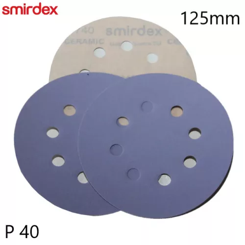 Smirdex 740 KERÁMIA körcsiszoló 8LY 125mm P40