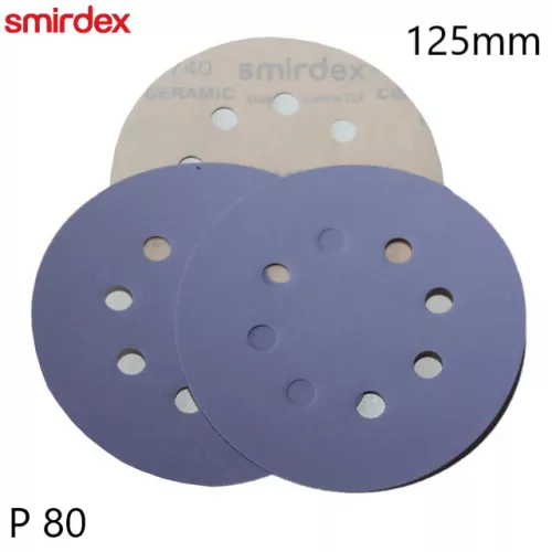 Smirdex 740 KERÁMIA körcsiszoló 8LY 125mm P80