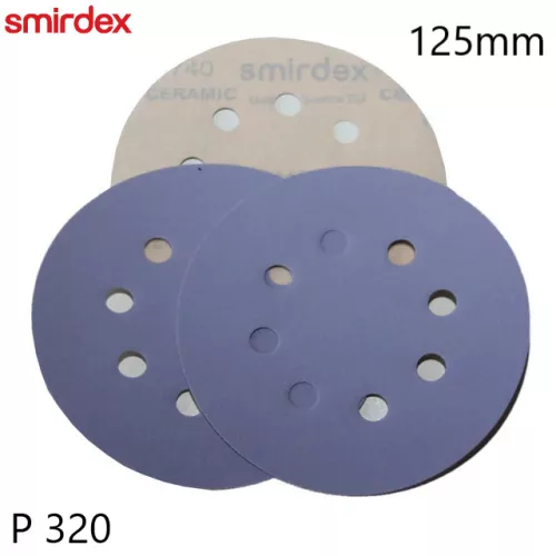 Smirdex 740 KERÁMIA körcsiszoló 8LY 125mm P320