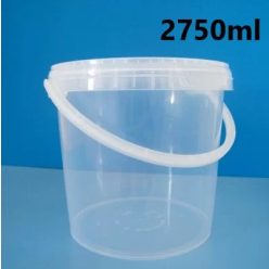 Műanyag Vödör 2750ml Tetővel