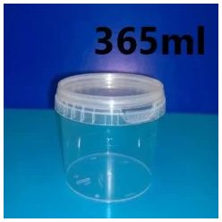 Műanyag Tégely 365ml Tetővel