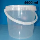 Műanyag Vödör 4600ml Tetővel