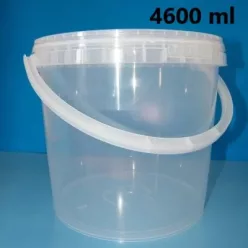 Műanyag Vödör 4600ml Tetővel
