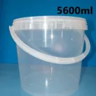 Műanyag Vödör 5600ml Tetővel