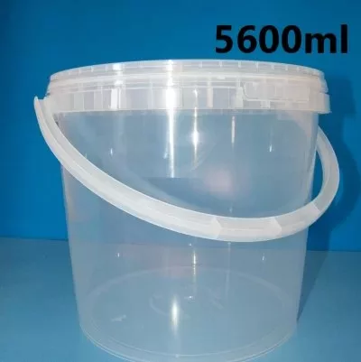 Műanyag Vödör 5600ml Tetővel