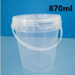 Műanyag Vödör 870ml Tetővel