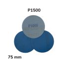 Deerfos Körcsiszoló papír tépőzáras KÉK 75 mm P1500