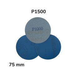 Deerfos Körcsiszoló papír tépőzáras KÉK 75 mm P1500