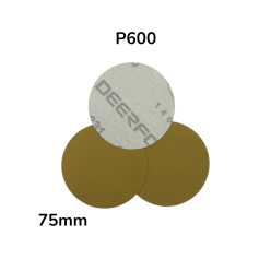 Körcsiszoló papír tépőzáras Sárga 75 mm P600