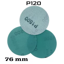 Körcsiszoló papír tépőzáras 76 mm P120
