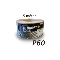 Indasa csiszolótekercs papír P60 5 méter (lecsomagolt)