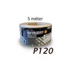 Indasa csiszolótekercs P120 5 méter (lecsomagolt)