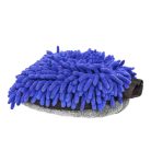 Kétoldalú Puha Mosókesztyű (Kék-Szürke)