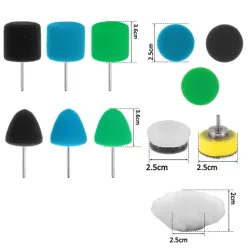Mini polírozó korong készlet 20db-os