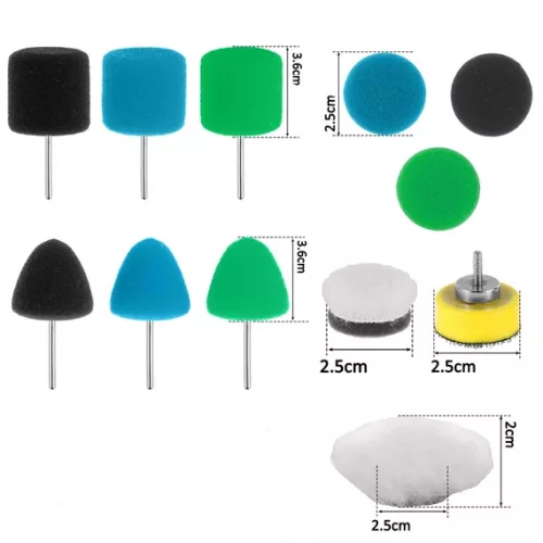 Mini polírozó korong készlet 20db-os