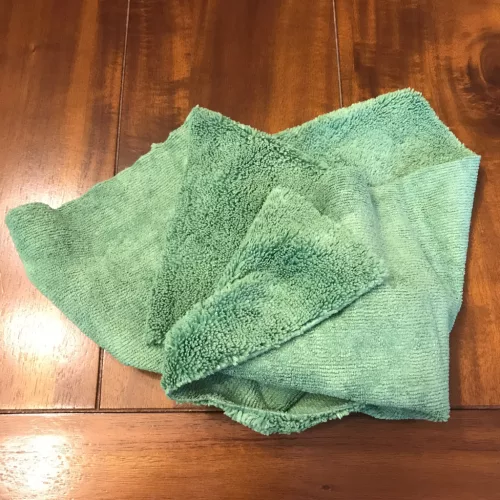 Mikroszálas Törlőkendő Zöld 45 x 45 vastag