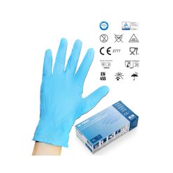 Setino Nitril Kesztyű Kék 3,5g 100db - XL (9-10) méret