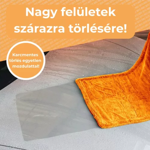 NukeGuys Gamma Dryer XXL Autószárító Törölköző 50x80cm 1400GSM Narancs