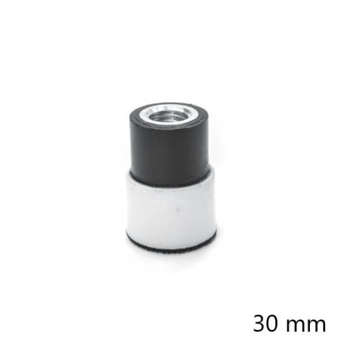 Rögzítőtárcsa tépőzáras M14 menettel 30 mm (Fehér)