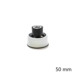 Rögzítőtárcsa tépőzáras M14 menettel 50 mm (Fehér)