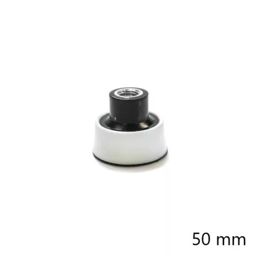 Rögzítőtárcsa tépőzáras M14 menettel 50 mm (Fehér)